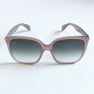 NWOB Rag & Bone Nude Tan Cat Eye Sunglasses 56mm